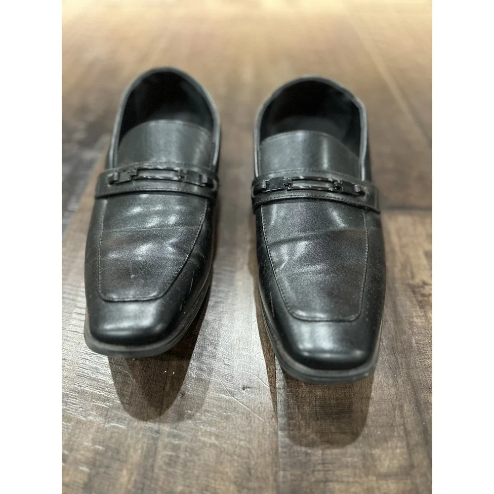 Perry Ellis Portfolio Men's Randle‎ Wide Loafers. Size 9. Black.